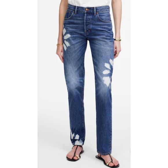 Madewell The Dean Easy Straight Jean Size 25 NWT - Picture 1 of 13